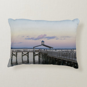 Rocky Point Park Fishing Pier Decorative Cushion