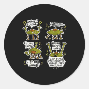 Rocky project hail mary funny meme classic round sticker