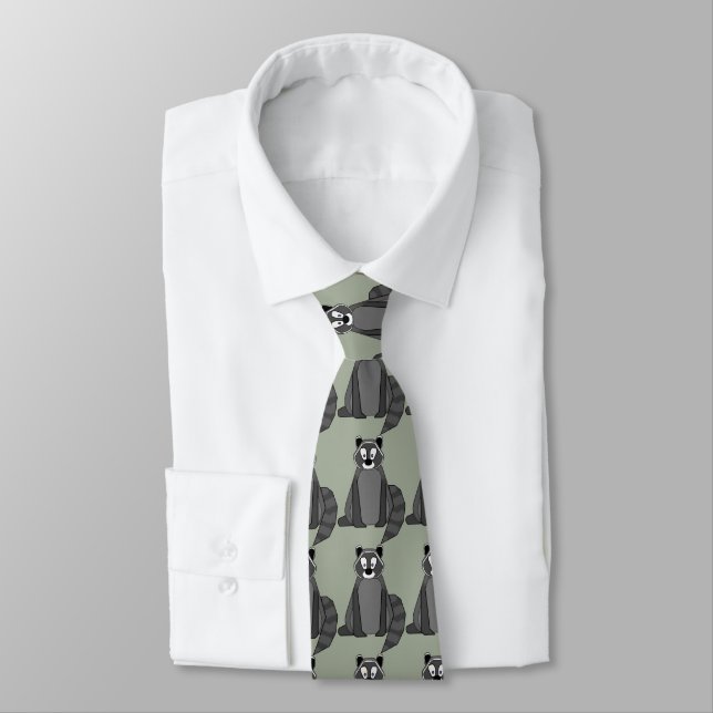 Rocky Racoon Tie (Tied)