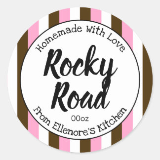 Rocky Road Classic Round Sticker