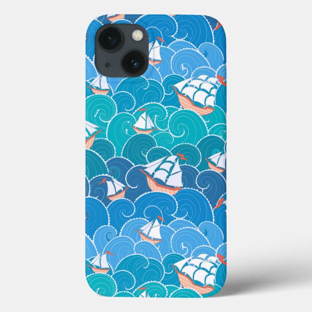 Rocky Sea Pattern Case-Mate iPhone Case (Back)