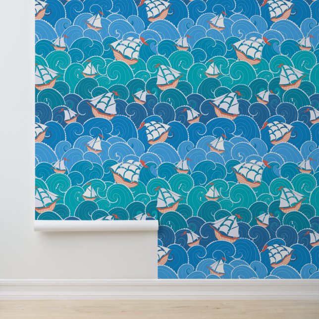 Rocky Sea Pattern Wallpaper (Application)