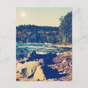 Rocky Shores of Lake Superior Postcard