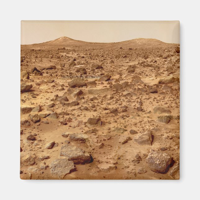 Rocky Surface of Planet Mars Magnet (Front)