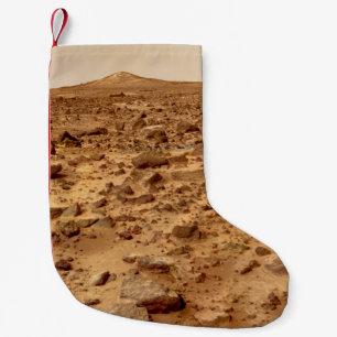 Rocky Surface of Planet Mars Small Christmas Stocking