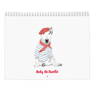 Rocky the Bull Terrier 2024 Costume Calendar 