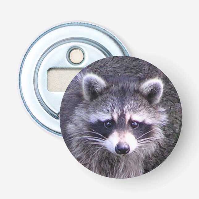 Rocky the Racoon Bottle Opener (Front)