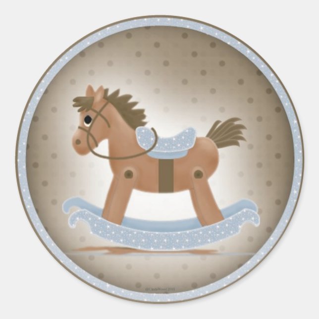 Rocky the Rocking Horse Sticker (Front)