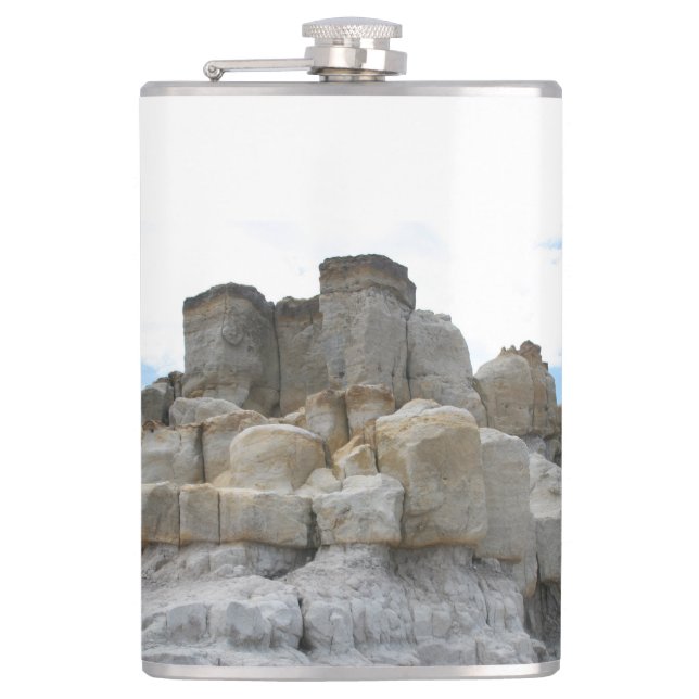 Rocky Towers Hip Flask (Front)