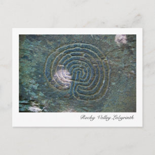 Rocky Valley Labyrinth Postcard