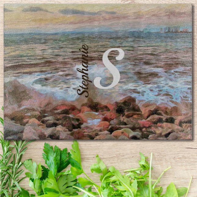 Rocky Waves 0742 Cutting Board (Creator Uploaded)