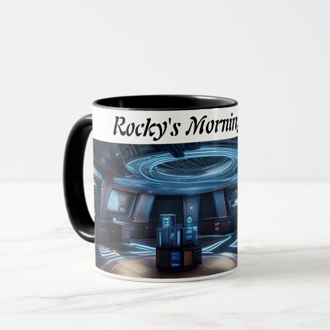 Rocky's Coffee Personalised Customisable Mug (Front Left)