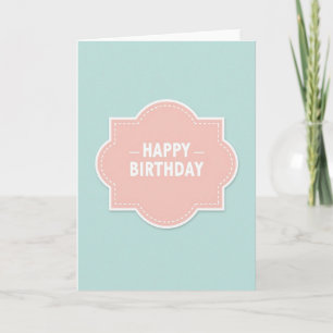 Rococo Birthday Wishes Card