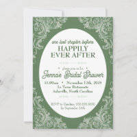 Rococo Bridal Shower Invitation | Garden Vintage