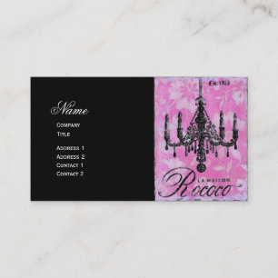 Rococo Chandelier ~ Business Card