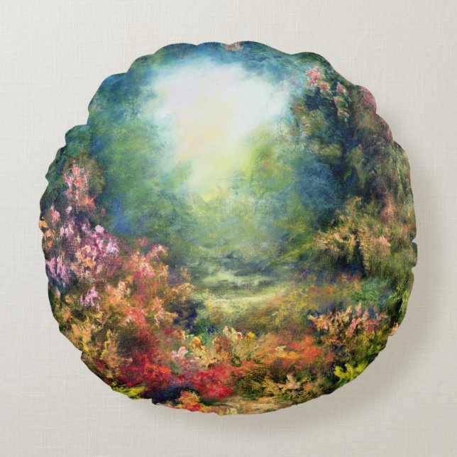 Rococo Delight 1995 Round Cushion (Front)