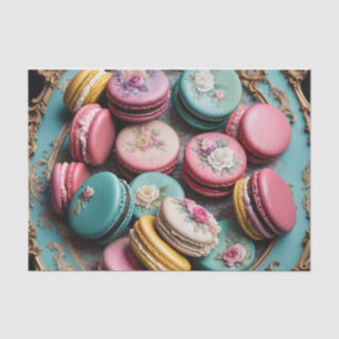 Rococo French Macarons Decoupage Paper 3