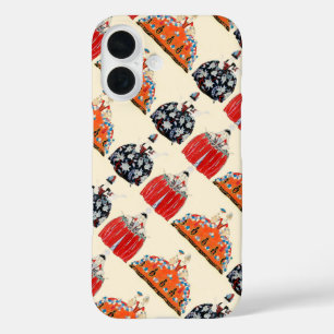 ROCOCO LADY ART DECO BEAUTY FASHION COSTUME DESIGN iPhone 16 CASE