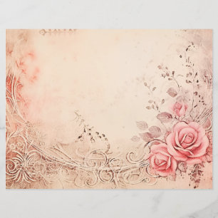 Rococo Love Letter Scrapbook Paper