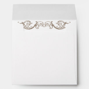 Rococo Mocha Monochrome Mousse Envelope