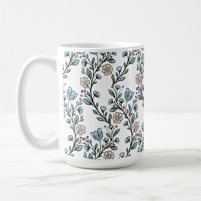 Rococo pattern coffee mug (Left)