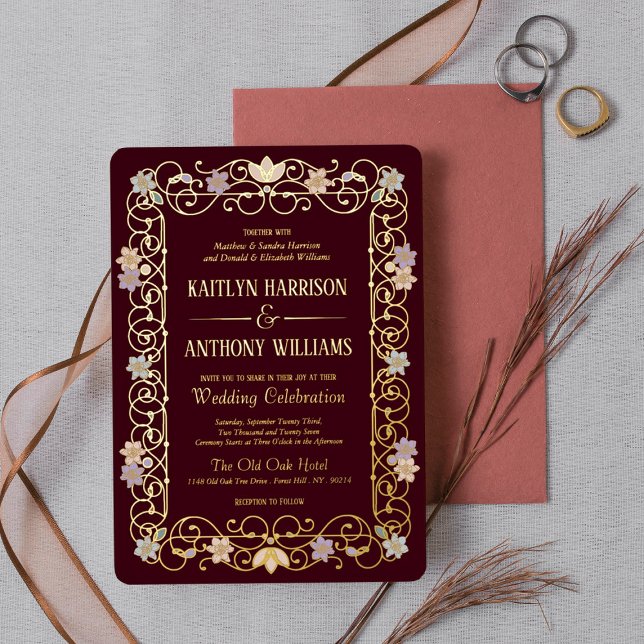 Rococo Revival Elegant Vintage Floral Wedding (Creator Uploaded)