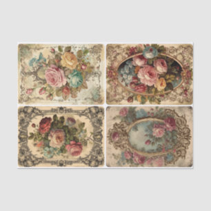 Rococo Roses  Tissue Paper