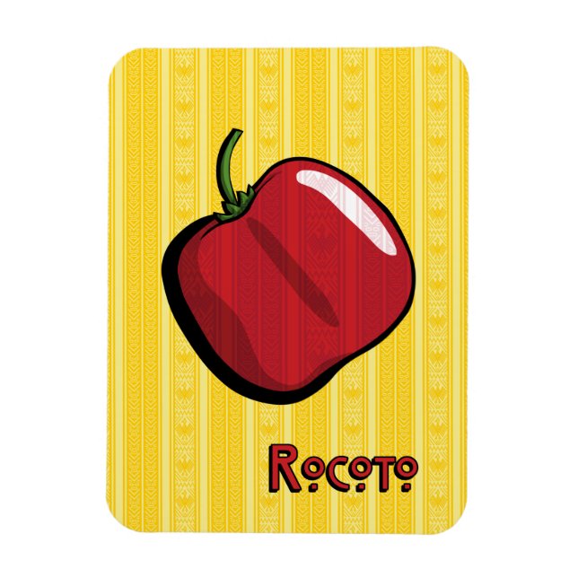 Rocoto Chilli Pepper Flexible Magnet (Vertical)