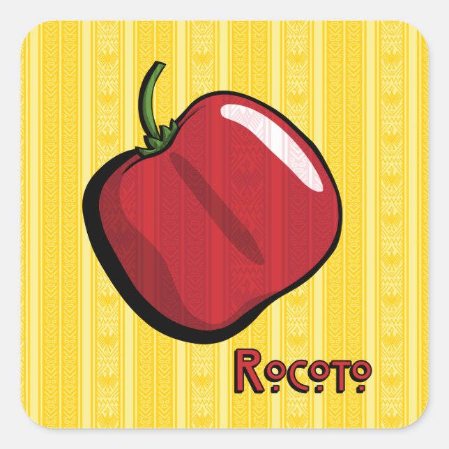 Rocoto Chilli Pepper Sticker (Front)