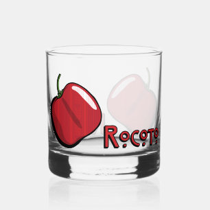 Rocoto Chilli Pepper Whiskey Glass