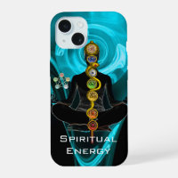 ROD ASCLEPIUS,7 CHAKRAS YOGA LOTUS POSE Blue