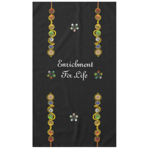 ROD ASCLEPIUS 7 CHAKRAS,YOGA,SPIRITUAL ENERGY TABL TABLECLOTH