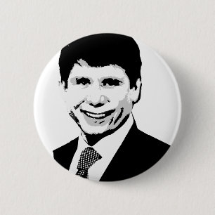 Rod Blagojevich Gear 6 Cm Round Badge