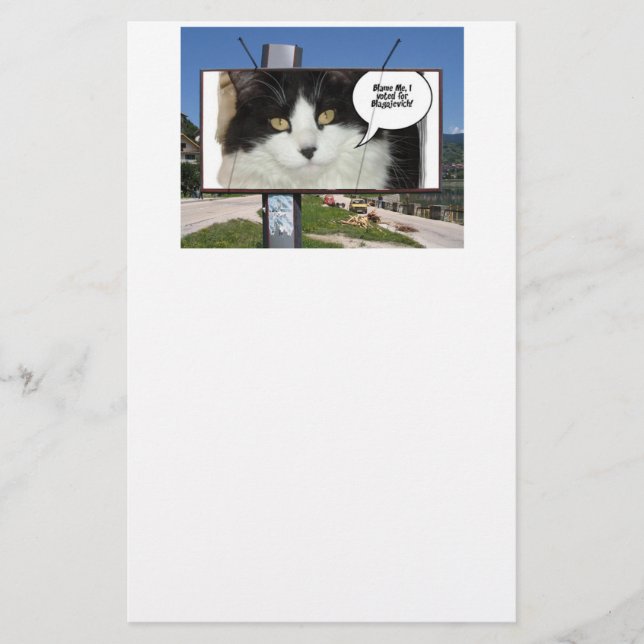 Rod Blagojevich Stationery (Front)