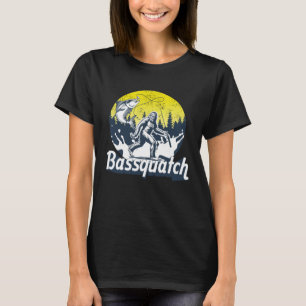 Rod Hook Fisher Trout aquatic Bait Pond saltwater T-Shirt