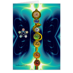 ROD OF ASCLEPIUS 7 CHAKRAS,YOGA ,SPIRITUAL ENERGY