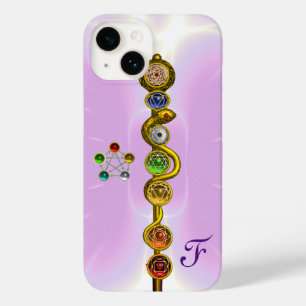 ROD OF ASCLEPIUS 7 CHAKRAS,YOGA ,SPIRITUAL ENERGY Case-Mate iPhone 14 CASE