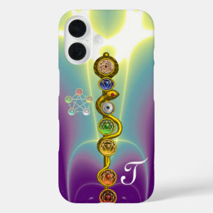 ROD OF ASCLEPIUS 7 CHAKRAS,YOGA ,SPIRITUAL ENERGY iPhone 16 CASE