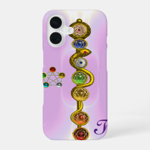 ROD OF ASCLEPIUS 7 CHAKRAS,YOGA ,SPIRITUAL ENERGY iPhone 16 CASE