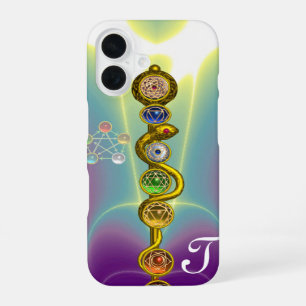 ROD OF ASCLEPIUS 7 CHAKRAS,YOGA ,SPIRITUAL ENERGY iPhone 16 CASE