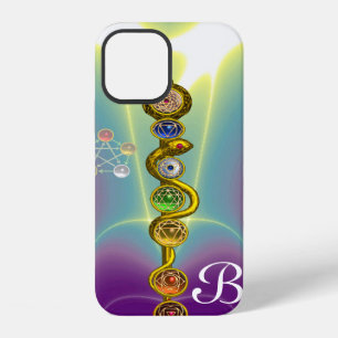 ROD OF ASCLEPIUS 7 CHAKRAS,YOGA ,SPIRITUAL ENERGY iPhone CASE