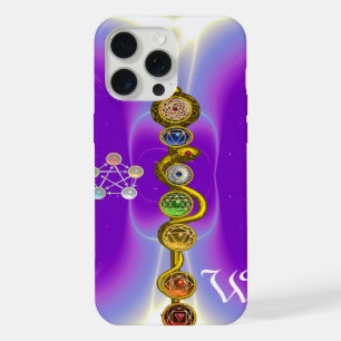 ROD OF ASCLEPIUS 7 CHAKRAS,YOGA ,SPIRITUAL ENERGY iPhone CASE