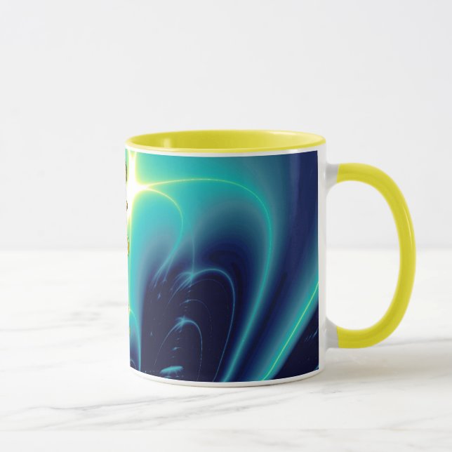 ROD OF ASCLEPIUS 7 CHAKRAS,YOGA ,SPIRITUAL ENERGY MUG (Right)