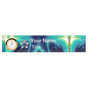 ROD OF ASCLEPIUS,7 CHAKRAS,YOGA,SPIRITUAL ENERGY NAMEPLATE