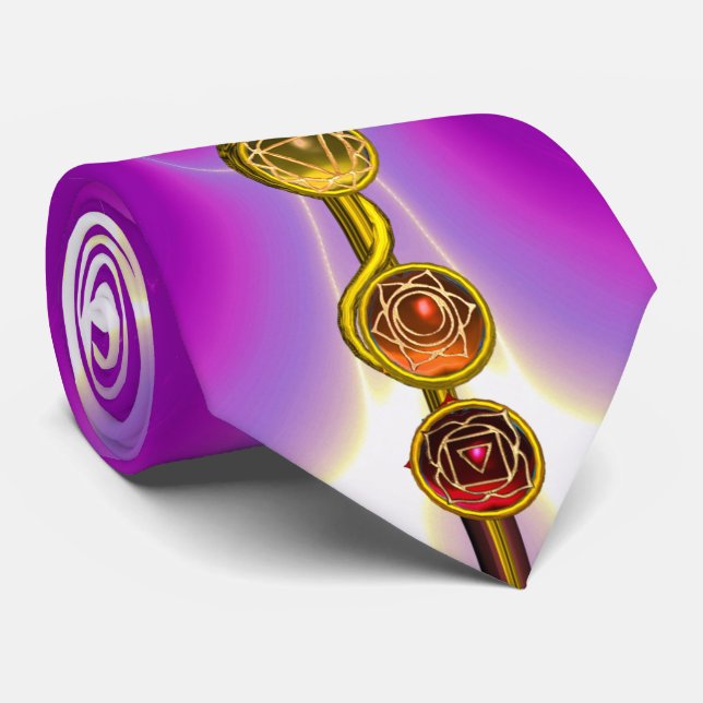 ROD OF ASCLEPIUS 7 CHAKRAS,YOGA ,SPIRITUAL ENERGY TIE (Rolled)