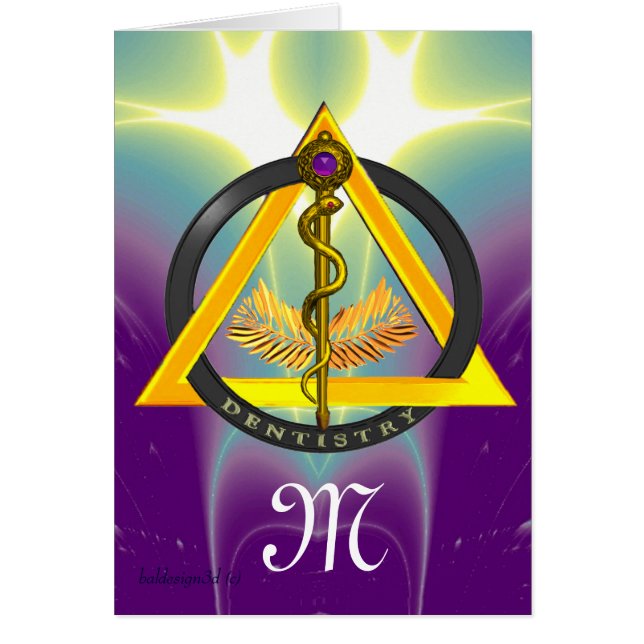 ROD OF ASCLEPIUS DENTIST DENTISTRY (Front)