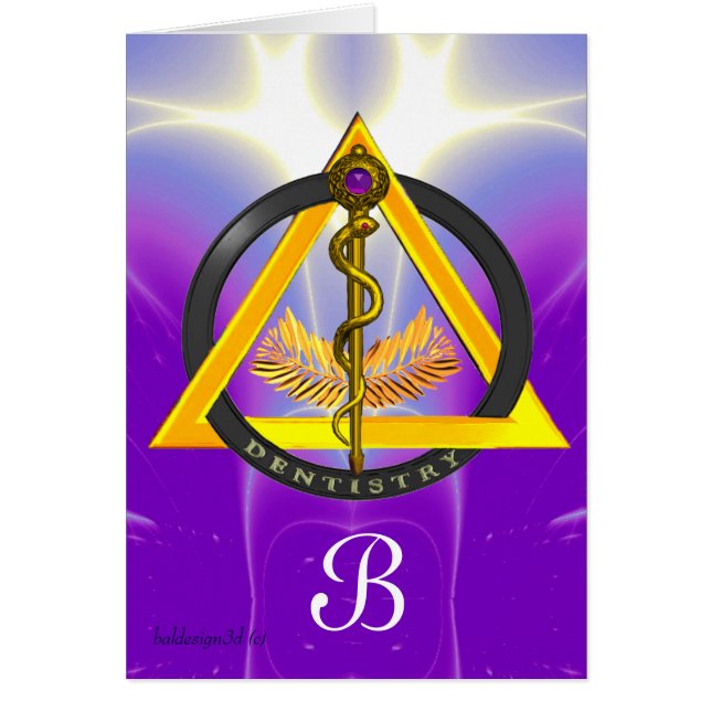 ROD OF ASCLEPIUS DENTIST DENTISTRY (Front)