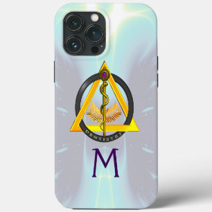ROD OF ASCLEPIUS DENTIST DENTISTRY MONOGRAM Case-M iPhone 13 Pro Max Case