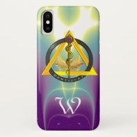 ROD OF ASCLEPIUS DENTIST DENTISTRY MONOGRAM