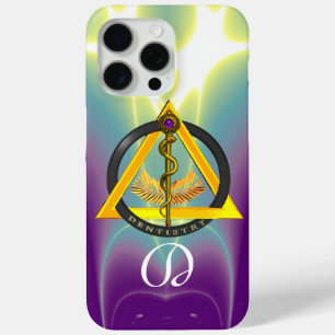 ROD OF ASCLEPIUS DENTIST DENTISTRY MONOGRAM iPhone 15 PRO MAX CASE